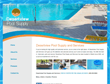 Tablet Screenshot of desertviewpoolsupply.com